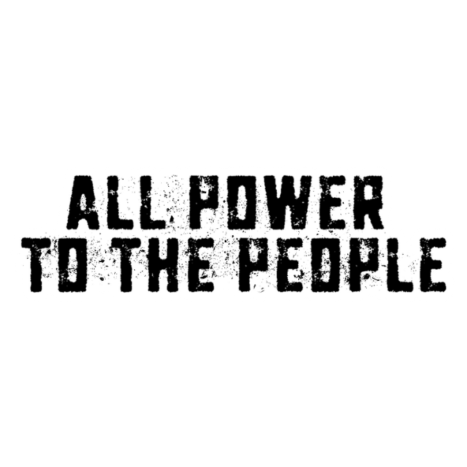 "All Power To The People" Sticker